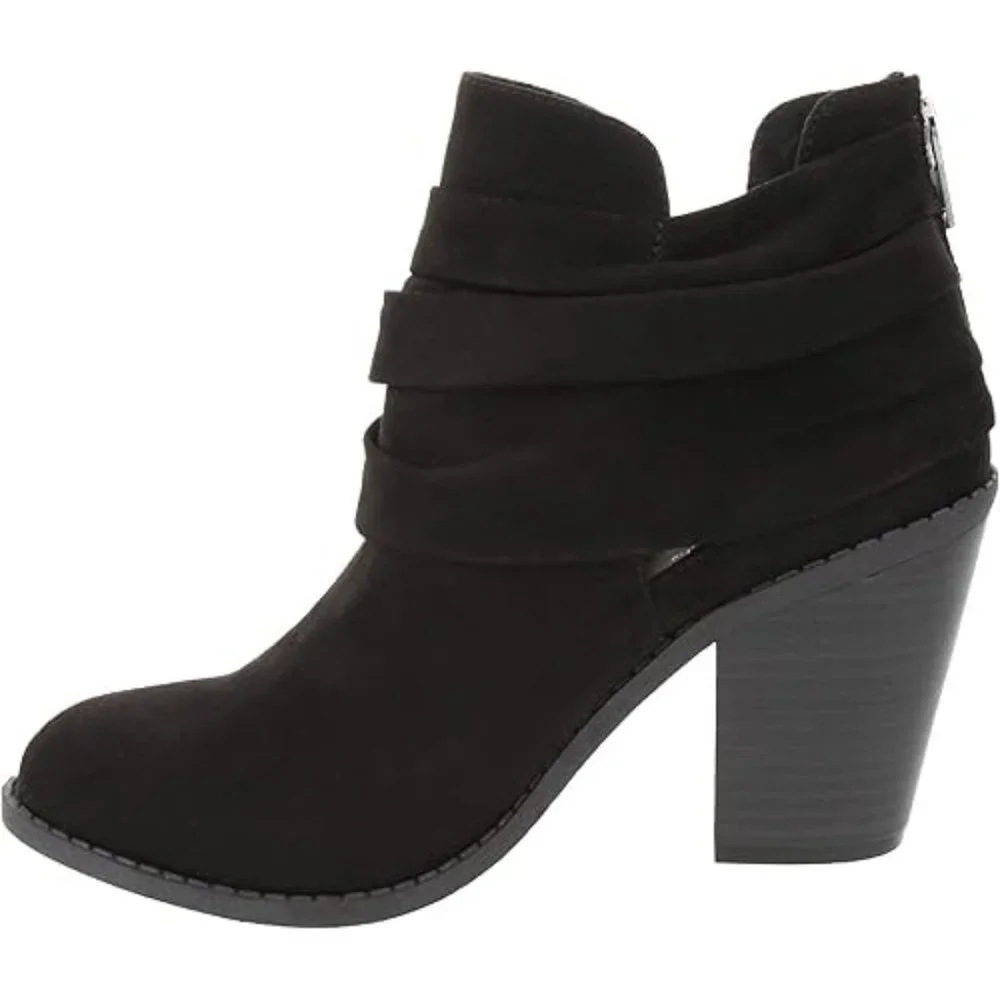 Sugar Women's Victory Transitional Dress Block Heel Ankle Boot Black Size 6.5M - Picture 3 of 8